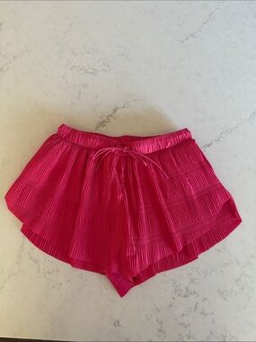 EUC FP Movement size XS Pleated Shirr Enough Shorts with Drawstring Waist